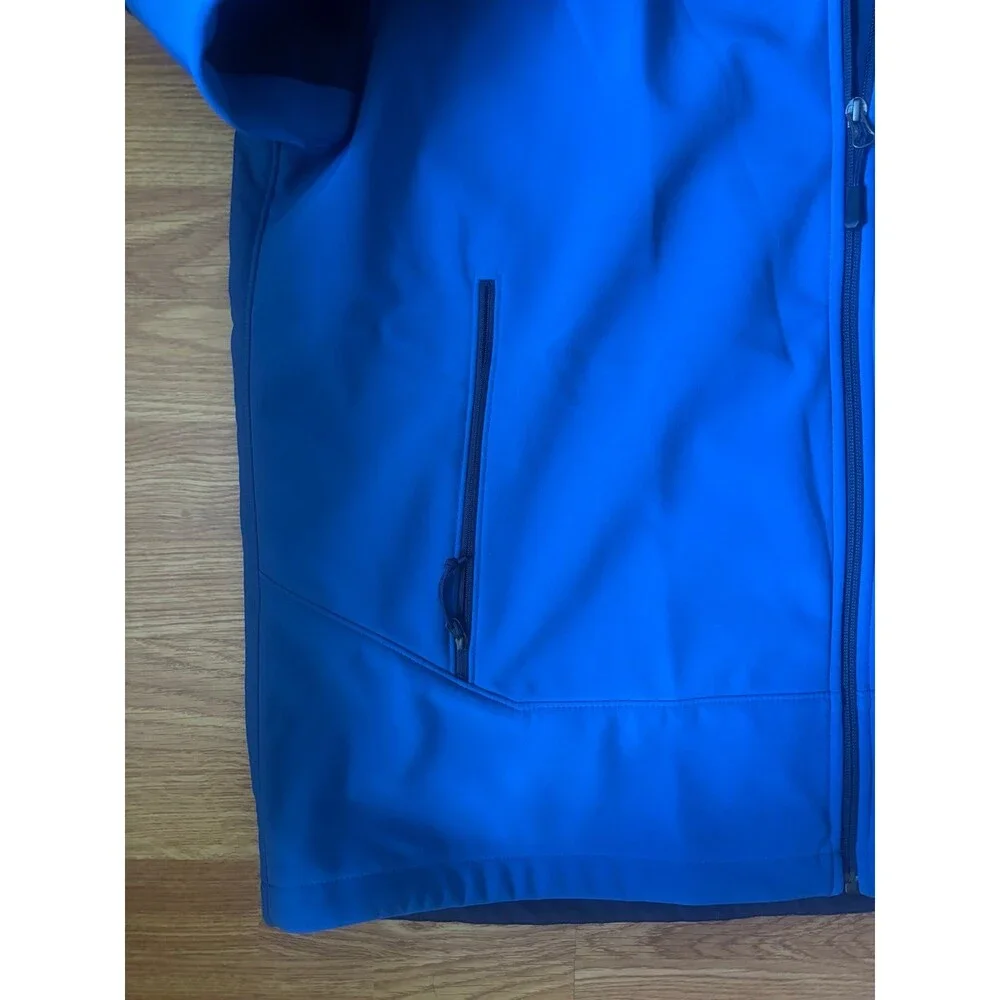 The North Face Men’s XXL Blue Softshell Full Zip Jacket WindWall Outdoor Coat